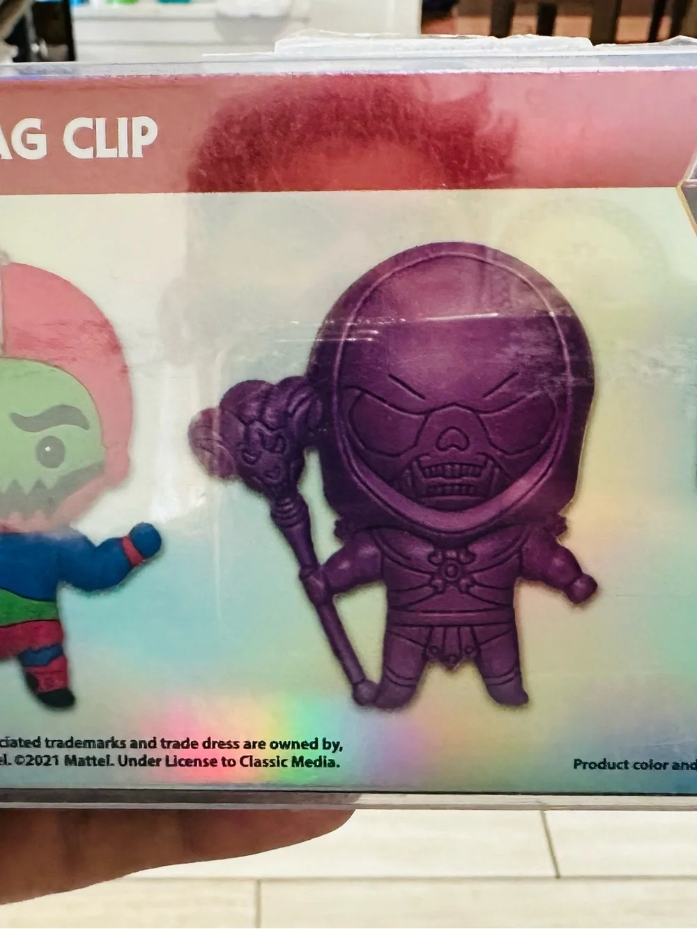 Master Of The Universe Bag Clip 3-Pack ,Trap-Jaw,Havoc Staff Skeletor,Trip-Klops